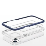 Clear 3in1 Case For Gel Cover With Frame Blue iPhone 13 Mini Tok