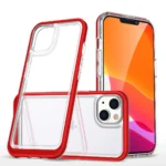 Clear 3in1 Case For Plus Silicone Cover With Frame Red iPhone 14 Plus Tok
