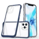 Clear 3in1 Case For Pro Max Blue Frame Gel Cover iPhone 11 Pro Max Tok