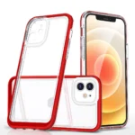 Clear 3In1 Frame Gel Red iPhone 12 Tok
