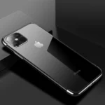 Clear Color Case Gel TPU Electroplating Frame Black iPhone 13 Pro Tok