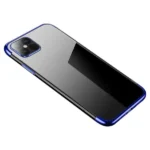 Clear Color Case Gel Tpu Electroplating Frame Cover For Blue iPhone 13 Pro Tok