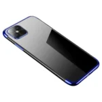 Clear Color Case Gel Tpu Electroplating Frame Cover For Blue iPhone 13 Pro Tok