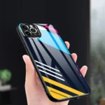 Color Glass Case Durable Cover With Tempered Glass Back And Camera Cover Pro Max Pattern 2 iPhone 11 Pro Max