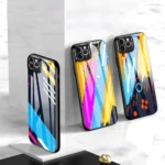 Color Glass Case Durable Cover With Tempered Glass Back And Camera Cover Pro Max Pattern 2 iPhone 11 Pro Max