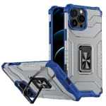 Crystal Ring Case Kickstand Tough Rugged Blue iPhone 12 Pro Tok