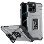 Crystal Ring Case Kickstand Tough Rugged Cover For Black iPhone 12 Pro Max Tok