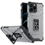 Crystal Ring Case Kickstand Tough Rugged Cover For Black iPhone 12 Pro Max Tok