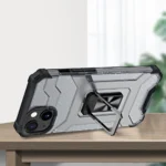 Crystal Ring Case Kickstand Tough Rugged Cover For Black iPhone 13 Mini Tok