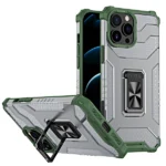 Crystal Ring Case Kickstand Tough Rugged Cover For Green iPhone 13 Pro Max Tok