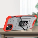 Crystal Ring Case Kickstand Tough Rugged Cover For Red iPhone 12 Mini Tok