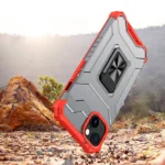 Crystal Ring Case Kickstand Tough Rugged Cover For Red iPhone 12 Mini Tok