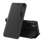 Eco Leather View Case Elegant Bookcase Type Case With Kickstand For Black iPhone 13 Pro Max Tok