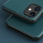 Eco Leather View Case Elegant Bookcase Type Case With Kickstand For Blue iPhone 13 Pro Tok