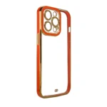 Fashion Case For Gold Frame Gel Cover Red iPhone 13 Pro Max Tok
