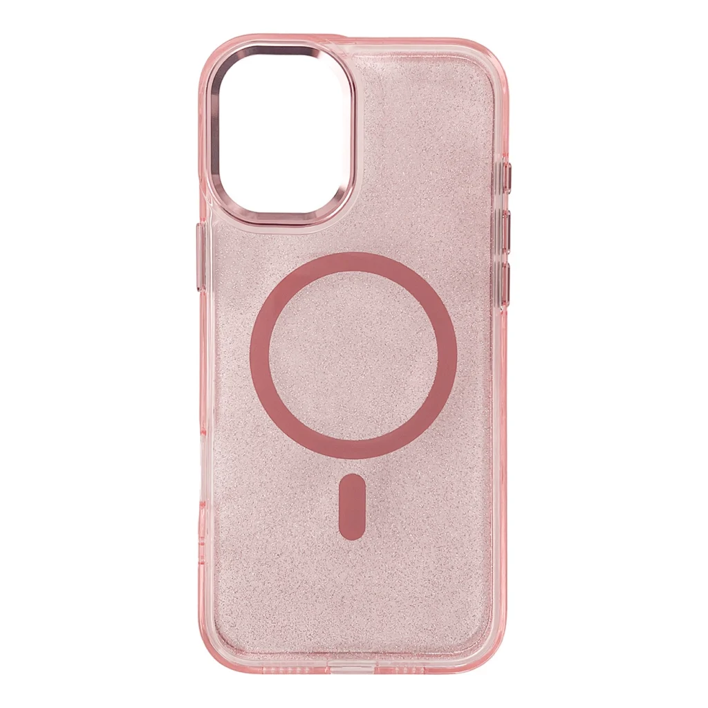 Glitter Case MagSafe Pink With Glitter iPhone 16 Plus Tok