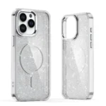 Glitter Case MagSafe White With Glitter iPhone 16 Pro Tok
