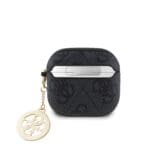 Guess 4G Script PC/PU Charm Black AirPods 4 Tok