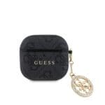 Guess 4G Script PC/PU Charm Black AirPods 4 Tok