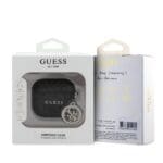 Guess 4G Script PC/PU Charm Black AirPods 4 Tok