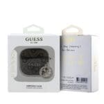 Guess 4G Script PC/PU Charm Brown AirPods 4 Tok