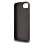 Guess PU 4G Metal Logo Brown iPhone 16e Tok