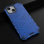 Honeycomb Case Armor Cover With Tpu Bumper For Blue iPhone 13 Mini Tok