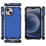Honeycomb Case Armor Cover With Tpu Bumper For Blue iPhone 13 Mini Tok