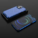 Honeycomb Case Armor Cover With Tpu Bumper For Blue iPhone 13 Pro Max Tok