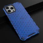 Honeycomb Case Armor Cover With Tpu Bumper For Blue iPhone 13 Pro Max Tok
