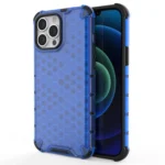 Honeycomb Case Armor Cover With Tpu Bumper For Blue iPhone 13 Pro Max Tok