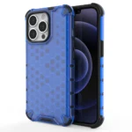 Honeycomb Case Armor Cover With Tpu Bumper For Blue iPhone 13 Pro Tok