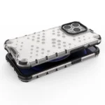 Honeycomb Case Armor Cover With Tpu Bumper For Blue iPhone 13 Pro Tok