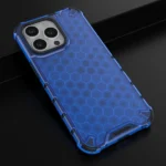 Honeycomb Case Armor Cover With Tpu Bumper For Blue iPhone 13 Pro Tok
