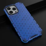 Honeycomb Case Armor Cover With Tpu Bumper For Blue iPhone 13 Pro Tok