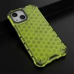 Honeycomb Case Armor Cover With Tpu Bumper For Green iPhone 13 Mini Tok