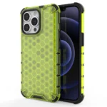Honeycomb Case Armor Cover With Tpu Bumper For Green iPhone 13 Pro Tok