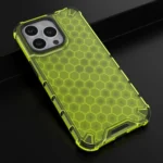 Honeycomb Case Armor Cover With Tpu Bumper For Green iPhone 13 Pro Tok