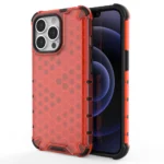 Honeycomb Case Armor Cover With Tpu Bumper For Red iPhone 13 Pro Tok
