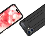 Hybrid Armor Case Black iPhone 16 Plus Tok