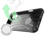 Hybrid Armor Case Black iPhone 16 Plus Tok