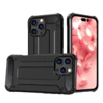 Hybrid Armor Case Black iPhone 16 Pro Tok