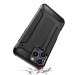 Hybrid Armor Case Black iPhone 16 Pro Tok