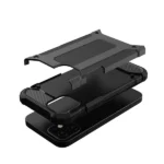 Hybrid Armor Case Tough Rugged Cover For Black iPhone 12 Pro Max Tok