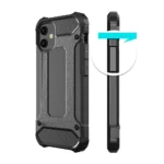 Hybrid Armor Case Tough Rugged Cover For Black iPhone 12 Pro Max Tok