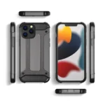 Hybrid Armor Case Tough Rugged Cover For Black iPhone 13 Pro Max Tok