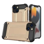 Hybrid Armor Case Tough Rugged Cover For Golden iPhone 13 Tok