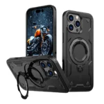 Hybrid Armor Trendy Case With MagSafe Black iPhone 16 Pro Max Tok