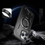 Hybrid Armor Trendy Case With MagSafe Black iPhone 16 Pro Max Tok