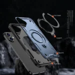 Hybrid Armor Trendy Case With MagSafe Blue iPhone 16 Plus Tok
